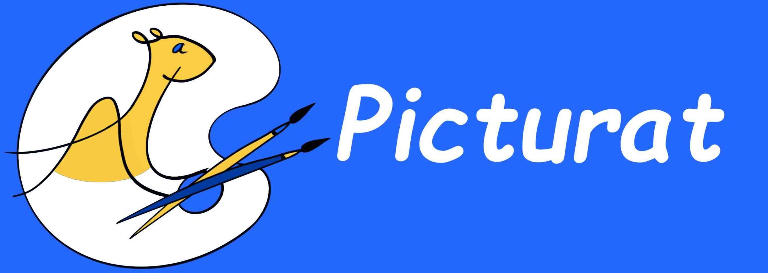 Picturat logo for cartoons and drawings