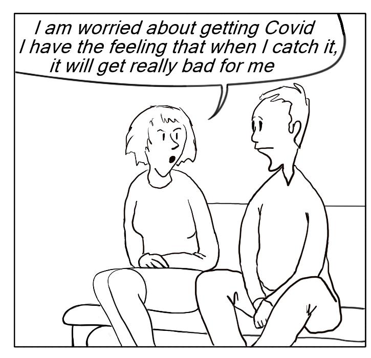 Afraid to get covid